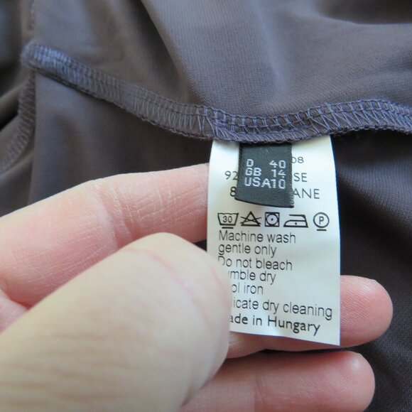 OSKA ISCHIKO Drapey Open Front Circle Cardigan in Mauve Purple Lagenlook Minimal - Picture 12 of 12